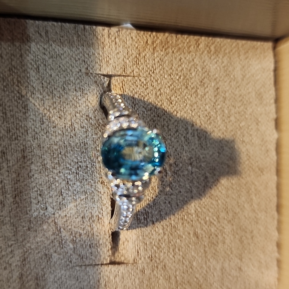 Blue Topaz Ring